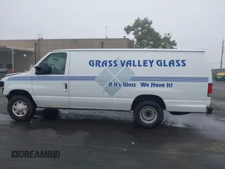 2008 Ford Econoline Cargo Commercial with VIN 1FTNS24L38DA02653, listed as a IAAI auction lot 41118303 with 185,433 mi miles and . Bid and sale history available at DreamBid. Image 14.