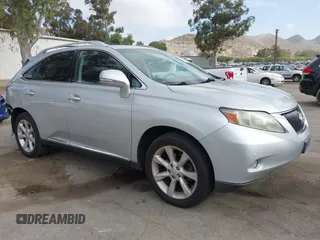 2010 Lexus RX 350 with VIN JTJBK1BA1A2002745, listed as a IAAI auction lot 42232223 with 217,076 mi miles and . Bid and sale history available at DreamBid. Image 1.