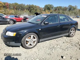 2004 Audi A4 1.8T with VIN WAULC68E84A080488, listed as a Copart auction lot 76735874 with 0 mi miles and Salvage Title. Bid and sale history available at carsss.com. Image 1.