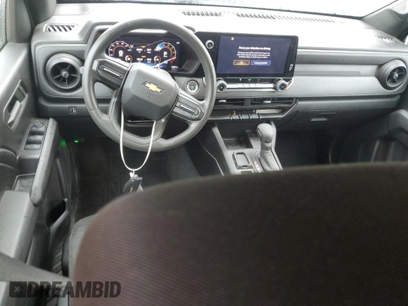 2024 Chevrolet Colorado 2WD Work Truck with VIN 1GCGSBEC2R1125077, listed as a Copart auction lot 56012425 with 15,917 mi miles and Clean Title. Bid and sale history available at DreamBid. Image 8.