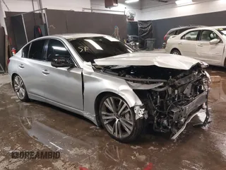 2019 Infiniti Q50 Luxe с VIN JN1EV7AR9KM557632, выставлен на аукционе IAAI как лот 41586335 с пробегом 55 886 миль миль и . История ставок и продаж доступна на DreamBid. Изображение 1.