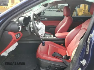 2020 Alfa Romeo Giulia Ti with VIN ZARFANBN5L7634712, listed as a Copart auction lot 73278784 with 0 mi miles and Salvage Title. Bid and sale history available at carsss.com. Image 7.