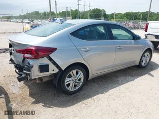 2020 Hyundai Elantra SEL with VIN 5NPD84LF8LH593390, listed as a IAAI auction lot 42042718 with 41,938 mi miles. Bid and sale history available at carsss.com. Image 4.