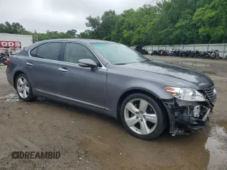 2012 Lexus LS 460 L z VIN JTHGL5EF1C5045907, wystawiony jako Copart lot #54168465 z przebiegiem 55 688 mil mil oraz Szkody całkowita. Historia ofert i sprzedaży dostępna na DreamBid. Obrazek 4.