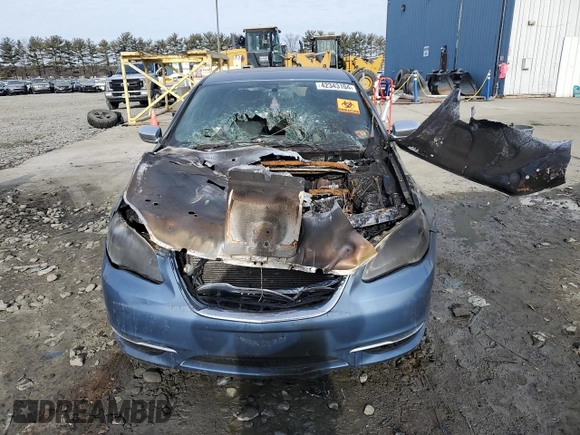 2011 Chrysler 200 Limited with VIN 1C3BC2FB3BN615687, listed as a Copart auction lot 42343104 with Not Provided miles and Salvage Title. Bid and sale history available at carsss.com. Image 5.