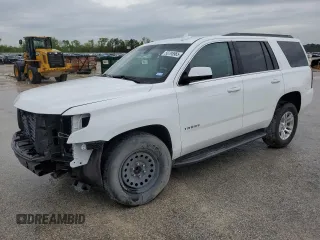 2019 Chevrolet Tahoe LS with VIN 1GNSCAKC3KR101584, listed as a Copart auction lot 50795965 with 85,252 mi miles and Clean title. Bid and sale history available at DreamBid. Image 1.