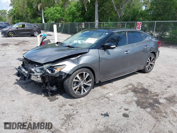 2016 Nissan Maxima SR with VIN 1N4AA6AP4GC426126, listed as a IAAI auction lot 42417796 with 120,274 mi miles and . Bid and sale history available at DreamBid. Image 2.