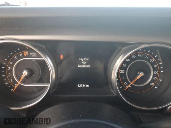 2020 Jeep Wrangler Unlimited Sport S z VIN 1C4HJXDG7LW271235, wystawiony jako Copart lot #48398275 z przebiegiem 62 734 mil mil oraz Szkoda całkowita • Salvage title. Historia ofert i sprzedaży dostępna na DreamBid. Obrazek 9.