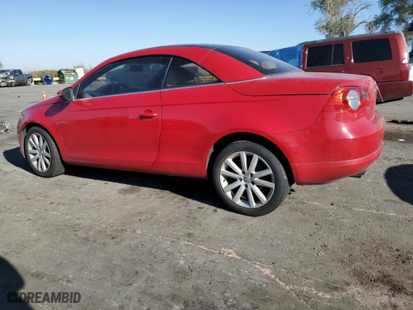 2011 Volkswagen Eos Komfort with VIN WVWBA7AHXBV000886, listed as a Copart auction lot 75096224 with 0 mi miles and Clean Title. Bid and sale history available at carsss.com. Image 2.