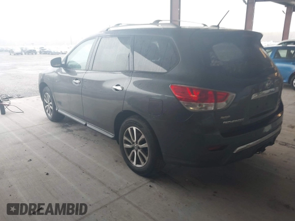 2013 Nissan Pathfinder SL with VIN 5N1AR2MM2DC608721, listed as a IAAI auction lot 42005519 with 141,748 mi miles and . Bid and sale history available at DreamBid. Image 3.
