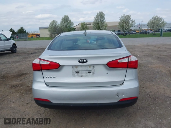 2015 Kia Forte LX with VIN KNAFK4A66F5390206, listed as a IAAI auction lot 42146355 with 107,925 mi miles. Bid and sale history available at carsss.com. Image 16.