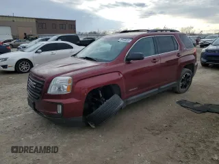 2017 GMC Terrain SLT z VIN 2GKFLUE38H6199530, wystawiony jako Copart lot #47849835 z przebiegiem 150 640 mil mil oraz Szkoda całkowita • Salvage title. Historia ofert i sprzedaży dostępna na DreamBid. Obrazek 1.