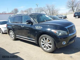 2014 Infiniti QX80 with VIN JN8AZ2NE8E9062070, listed as a IAAI auction lot 41919794 with 162,748 mi miles. Bid and sale history available at carsss.com. Image 14.