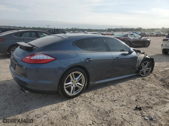 2012 Porsche Panamera with VIN WP0AA2A72CL014591, listed as a Copart auction lot 53311425 with 65,730 mi miles and Salvage Title. Bid and sale history available at carsss.com. Image 3.