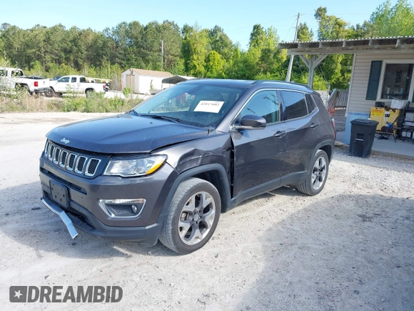 2020 Jeep Compass Limited with VIN 3C4NJCCB4LT218595, listed as a IAAI auction lot 42017002 with 90,737 mi miles and . Bid and sale history available at DreamBid. Image 17.