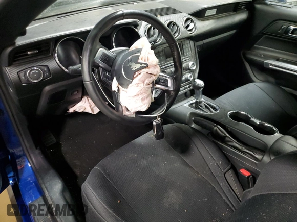 2017 Ford Mustang V6 with VIN 1FATP8EM2H5228637, listed as a Copart auction lot 43769155 with 29,259 mi miles and Salvage Title. Bid and sale history available at carsss.com. Image 8.