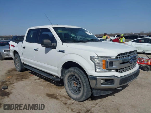 2018 Ford F-150 XL with VIN 1FTEW1E50JFC70908, listed as a IAAI auction lot 41746357 with 116,468 mi miles. Bid and sale history available at carsss.com. Image 1.