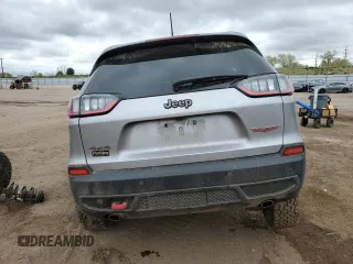2021 Jeep Cherokee Trailhawk with VIN 1C4PJMBX2MD143446, listed as a Copart auction lot 55166945 with 83,841 mi miles and Salvage title. Bid and sale history available at DreamBid. Image 6.