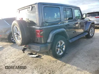 2021 Jeep Wrangler Unlimited Sahara High Altitude z VIN 1C4HJXEG0MW603872, wystawiony jako Copart lot #74835884 z przebiegiem 31 008 mil mil oraz Nie do naprawy • Non repairable. Historia ofert i sprzedaży dostępna na DreamBid. Obrazek 3.