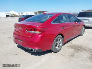 2019 Hyundai Sonata Sport with VIN 5NPE34AF4KH769601, listed as a IAAI auction lot 41674549 with 98,288 mi miles. Bid and sale history available at carsss.com. Image 4.