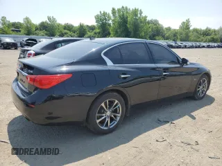 2017 Infiniti Q50 Premium with VIN JN1EV7AR0HM838405, listed as a Copart auction lot 60881265 with 87,384 mi miles and Clean title. Bid and sale history available at DreamBid. Image 3.