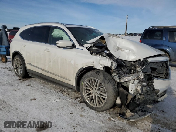 2023 Acura MDX Advance с VIN 5J8YE1H89PL802254, выставлен на аукционе Copart как лот 45778015 с пробегом 46 739 миль миль и Списание • Salvage title. История ставок и продаж доступна на DreamBid. Изображение 4.