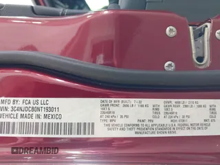 2022 Jeep Compass High Altitude с VIN 3C4NJDCB0NT193011, выставлен на аукционе IAAI как лот 42434274 с пробегом 20 289 миль миль и . История ставок и продаж доступна на DreamBid. Изображение 9.