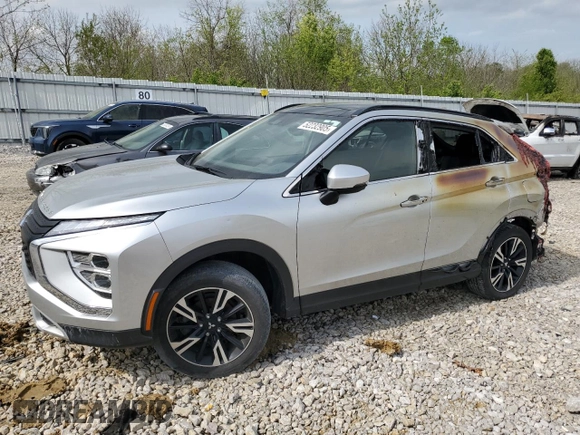 2023 Mitsubishi Eclipse Cross SE z VIN JA4ATWAA6PZ038113, wystawiony jako Copart lot #52232905 z przebiegiem 46 904 mil mil oraz Szkoda całkowita • Salvage title. Historia ofert i sprzedaży dostępna na DreamBid. Obrazek 1.