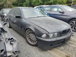 2002 BMW 5 Series 540i with VIN WBADN53412GF70808, listed as a Copart auction lot 69833574 with 193,044 mi miles and Salvage Title. Bid and sale history available at carsss.com. Image 4.
