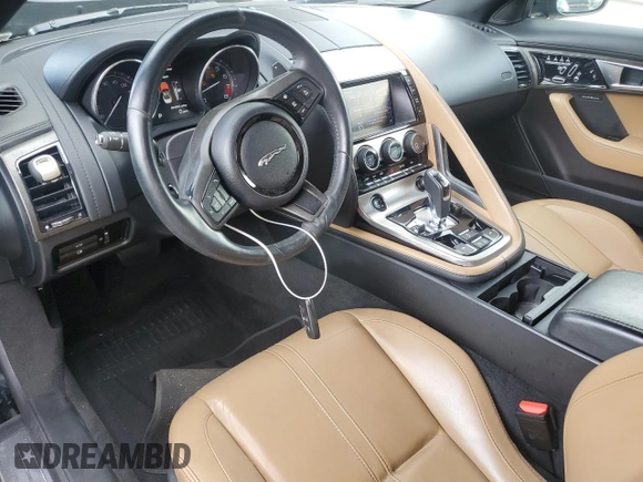 2014 Jaguar F-Type V6 with VIN SAJWA6E73E8K05239, listed as a Copart auction lot 74325574 with 53,882 mi miles and Non Repairable. Bid and sale history available at DreamBid. Image 8.