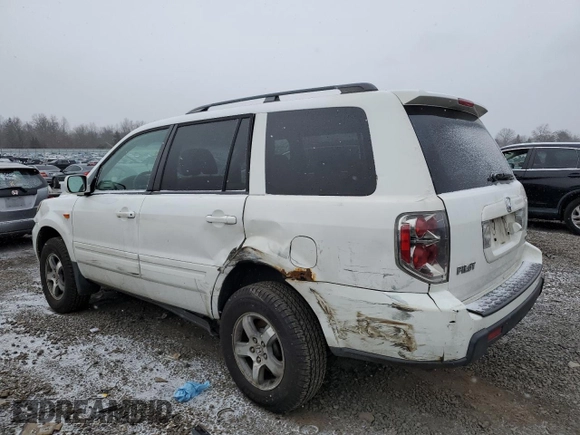 2006 Honda Pilot EX-L with VIN 2HKYF18716H530224, listed as a Copart auction lot 45925625 with 333,299 mi miles and Salvage Title. Bid and sale history available at DreamBid. Image 2.