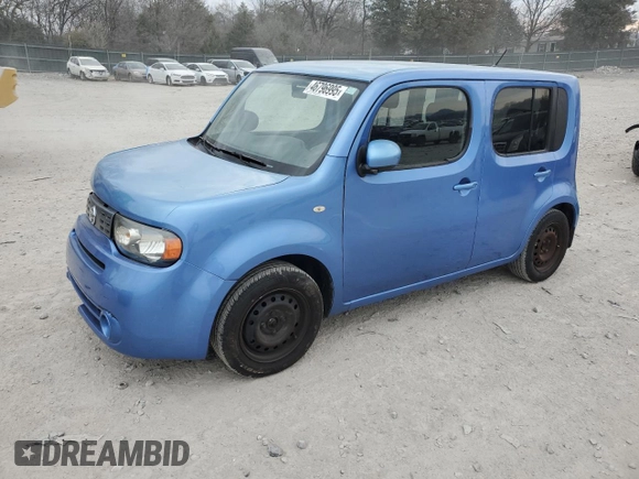 2013 Nissan Cube SL z VIN JN8AZ2KR5DT305410, wystawiony jako Copart lot #46796995 z przebiegiem 136 665 mil mil oraz Szkoda całkowita • Salvage title. Historia ofert i sprzedaży dostępna na DreamBid. Obrazek 1.