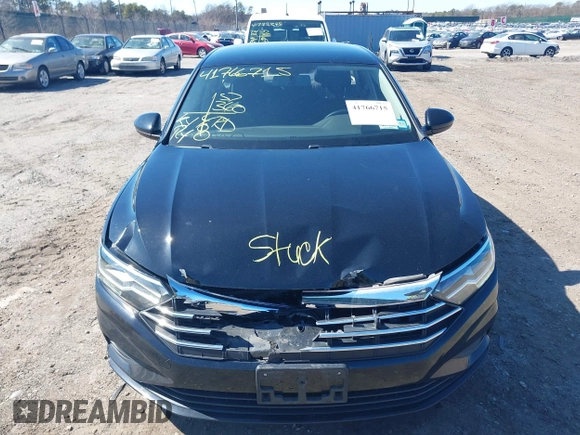 2019 Volkswagen Jetta S with VIN 3VWC57BU3KM193927, listed as a IAAI auction lot 41766715 with 48,557 mi miles and . Bid and sale history available at DreamBid. Image 12.