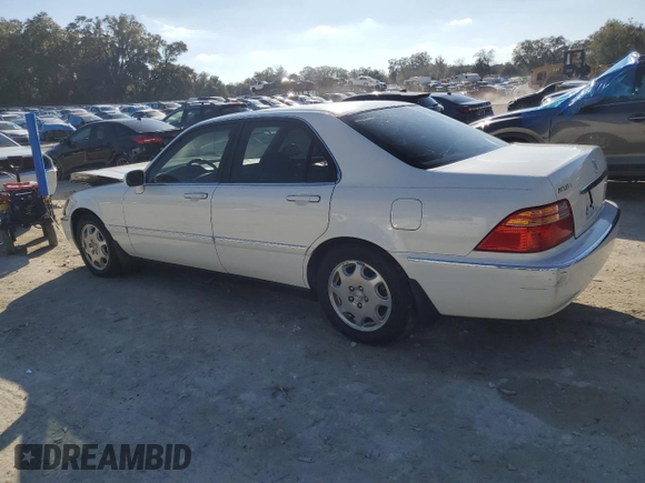 2000 Acura RL with VIN JH4KA9657YC002897, listed as a Copart auction lot 46105305 with 0 mi miles and Salvage Title. Bid and sale history available at carsss.com. Image 2.