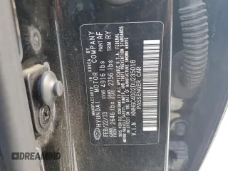 2013 Hyundai Genesis 3.8L with VIN KMHGC4DD2DU235018, listed as a Copart auction lot 68791954 with 171,739 mi miles and Salvage Title. Bid and sale history available at carsss.com. Image 12.