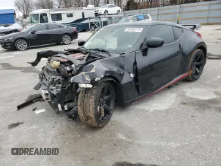 2014 Nissan 370Z with VIN JN1AZ4EH9EM630490, listed as a Copart auction lot 85346174 with 0 mi miles and Salvage Title. Bid and sale history available at carsss.com. Image 1.