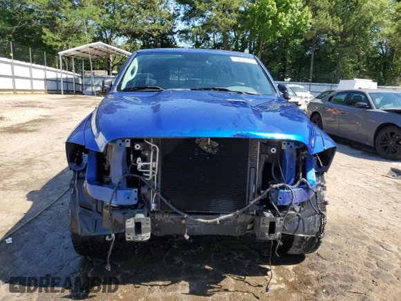 2018 Ram 1500 SLT with VIN 1C6RR7GG7JS247280, listed as a Copart auction lot 56321714 with 92,296 mi miles and Salvage title. Bid and sale history available at DreamBid. Image 5.