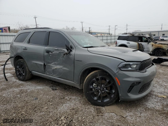 2023 Dodge Durango R/T Plus with VIN 1C4SDJCT4PC676534, listed as a Copart auction lot 44408075 with 0 mi miles and Salvage Title. Bid and sale history available at carsss.com. Image 4.