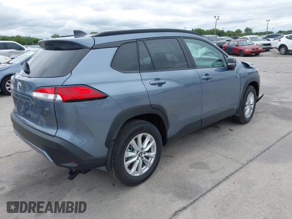 2025 Toyota Corolla Cross LE с VIN 7MUCAAAG9SV129579, выставлен на аукционе IAAI как лот 41976454 с пробегом 91 миль миль и . История ставок и продаж доступна на DreamBid. Изображение 4.