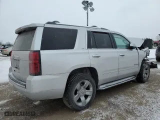 2016 Chevrolet Tahoe LTZ with VIN 1GNSKCKC9GR140850, listed as a Copart auction lot 41970335 with 0 mi miles and Salvage Title. Bid and sale history available at carsss.com. Image 3.