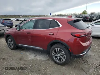 2023 Buick Envision Essence with VIN LRBFZNR47PD023991, listed as a Copart auction lot 52137015 with 19,376 mi miles and Salvage Title. Bid and sale history available at carsss.com. Image 2.
