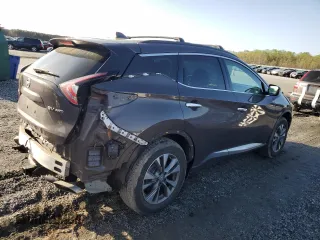 2018 Nissan Murano Platinum with VIN 5N1AZ2MH4JN158539, listed as a Copart auction lot 50944545 with 106,345 mi miles and Salvage Title. Bid and sale history available at carsss.com. Image 3.
