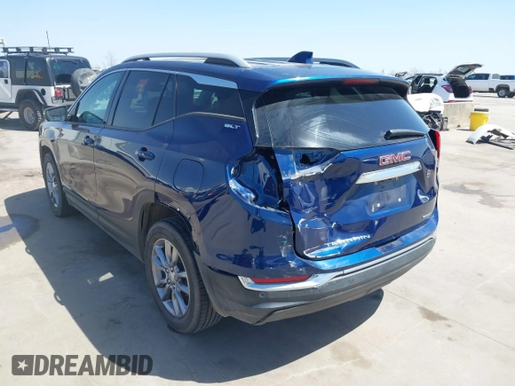 2022 GMC Terrain SLT with VIN 3GKALVEV0NL183265, listed as a IAAI auction lot 41826535 with 93,854 mi miles and . Bid and sale history available at DreamBid. Image 3.