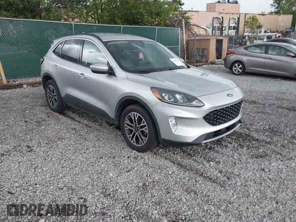2020 Ford Escape SEL with VIN 1FMCU9H65LUA37178, listed as a IAAI auction lot 42150999 with 107,722 mi miles and . Bid and sale history available at DreamBid. Image 1.