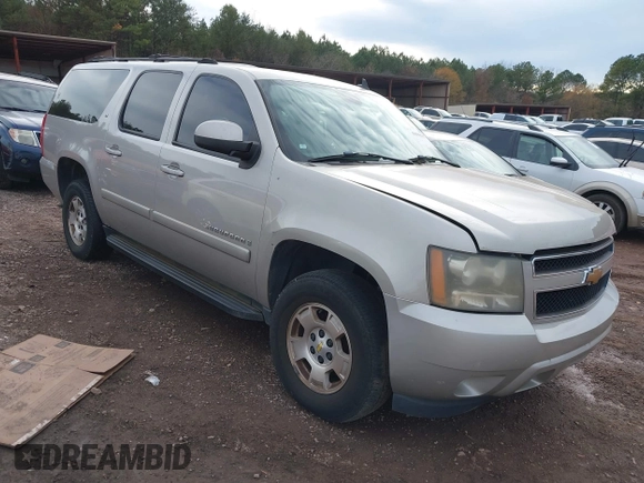 2007 Chevrolet Suburban LTZ with VIN 3GNFK16397G242438, listed as a IAAI auction lot 41096147 with 206,528 mi miles and . Bid and sale history available at DreamBid. Image 1.