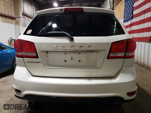2018 Dodge Journey SXT with VIN 3C4PDCBG1JT158589, listed as a Copart auction lot 55484935 with 53,768 mi miles and Salvage Title. Bid and sale history available at carsss.com. Image 6.