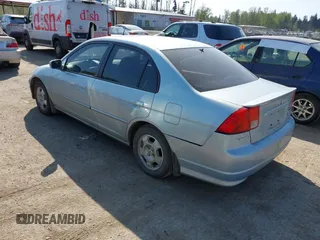 2004 Honda Civic with VIN JHMES96604S003263, listed as a IAAI auction lot 42085409 with 147,153 mi miles. Bid and sale history available at carsss.com. Image 3.