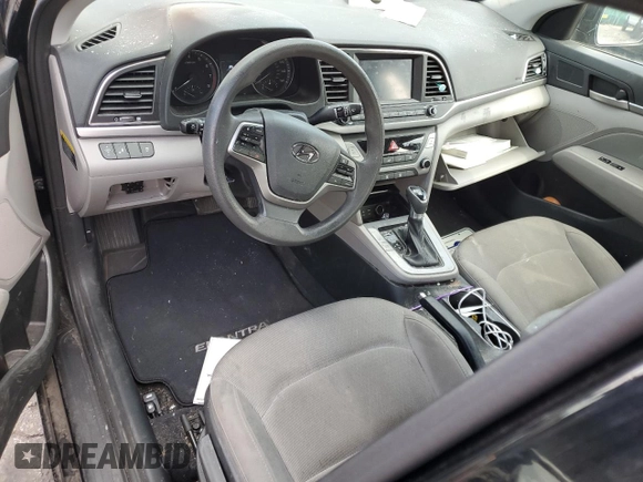 2018 Hyundai Elantra SEL with VIN 5NPD84LF6JH397266, listed as a Copart auction lot 54344385 with 51,536 mi miles and Non Repairable. Bid and sale history available at DreamBid. Image 8.