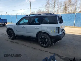 2024 Ford Bronco Sport Outer Banks with VIN 3FMCR9C62RRF31538, listed as a Copart auction lot 53771885 with 14,228 mi miles and Salvage title. Bid and sale history available at DreamBid. Image 2.