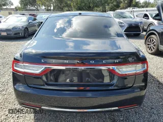 2017 Lincoln Continental Livery with VIN 1LN6L9UKXH5612864, listed as a Copart auction lot 73826144 with 0 mi miles and Salvage Title. Bid and sale history available at carsss.com. Image 6.